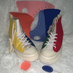 Converse x Joshua Vides Chuck 70 Hi Sneakers RARE!
